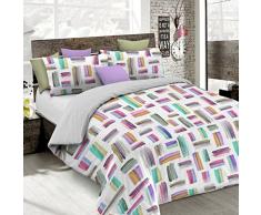 Italian Bed Linen Fantasy Bettbezug, Multicolor, Kleine doppelte