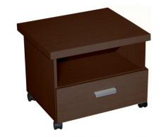 Phoenix 228207NU Nachttisch Holz 45 x 55 x 45 cm, schwarz-braun