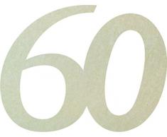 Petras Bastel News Streudeko, Fliz, Creme, 18 x 12 x 3 cm