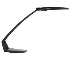 UNILUX Schreibtischlampe Eole LED schwarz Schreibtisch-Leuchte Lampe Bürolampe Tischlampe Leselampe Leuchte Büroleuchte Schreibtischleuchte Tischleuchte Leseleuchte Leselicht blendfrei