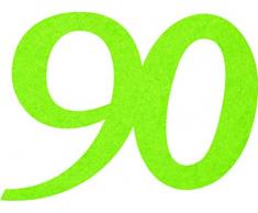 Petras Bastel News Streudeko, Fliz, apfelgrün, 18 x 12 x 3 cm