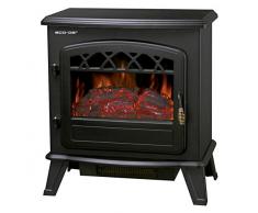 Eco-De Elektrischer Kamin, Schwarz