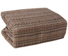Martina Home Sofahusse elastisch Chaise Longue linker Arm 32x42x17 cm braun