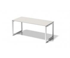 Bisley Cito Schreibtisch, 740 mm HÃ¶henfixes O H 19 x B 1800 x T 800 mm, Dekor GrauweiÃ, Gestell VerkehrsweiÃ, Metall, Gw396 Dekor GrauweiÃ, Gestell VerkehrsweiÃ, 80 x 180 x 85 cm