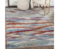 Safavieh Gigi gewebter Teppich, VAL219K, Mehrfarbig, 152 X 243 cm