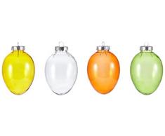 HEITMANN DECO - Dekoeier-Set für Ostern - bunt - ideal als Osterdeko und Frühlingsdeko - aus Plastik zum Aufhängen