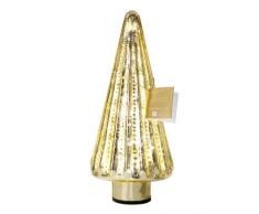Talking Tables ppg-light-tree Party Porzellan Baum Dekoration LED Karton Papier Gold 9Â x 0,09Â x 9Â cm
