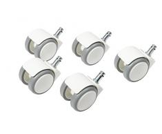 Topstar Hartbodenrollen, passend fÃ¼r Topstar SNeaker, Plastik, WeiÃ/Grau