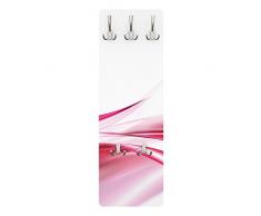 Apalis 79305 Wandgarderobe Pink Dust | Design Garderobe Garderobenpaneel Kleiderhaken Flurgarderobe Hakenleiste Holz Standgarderobe Hängegarderobe | 139x46cm