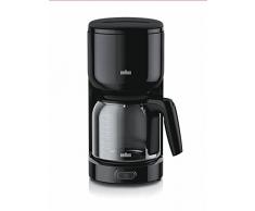 Braun KF 3120 BK Filterkaffeemaschine | Kaffeemaschine für 10 Tassen Filterkaffee | Integrierter Wasserfilter | Tropf-Stopp | OptiBrew System | Schwarz