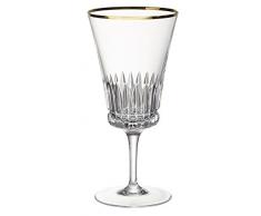 Villeroy & Boch Grand Royal Gold Kelch Wasser, Glas Kristall, mehrfarbig