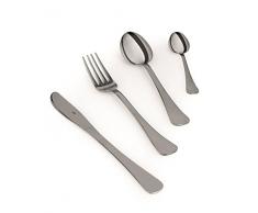 Brunch Time Besteck 24 tlg. Set Milano silberfarben