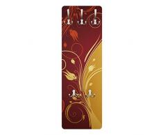 Apalis 79153 Wandgarderobe Majestic | Design Garderobe Garderobenpaneel Kleiderhaken Flurgarderobe Hakenleiste Holz Standgarderobe Hängegarderobe | 139x46cm
