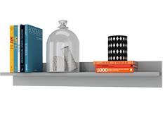 LifeStyleDesign Wandboard Manning 90 cm, Holz, Grau, 90 x 15 x 15 cm