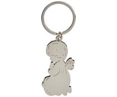 Mopec M567 – Schlüsselanhänger aus Metall mit Schutzengel Engel kniend, 10-er Pack