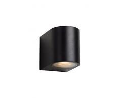 Lucide ZORA-LED - Wandstrahler AuÃen - LED Dim. - GU10 - 1x5W 3000K - IP44 - Schwarz