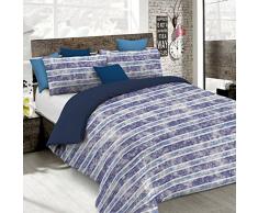 Italian Bed Linen Fantasy Bettbezug, Jeans Stripes, Kleine doppelte