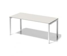 Bisley Cito Schreibtisch, 650-850 mm HÃ¶heneinstellbares U H 19 x B 1800 x T 800 mm, Dekor GrauweiÃ, Gestell VerkehrsweiÃ, Metall, Gw396 Dekor GrauweiÃ, Gestell VerkehrsweiÃ, 80 x 180 x 85 cm
