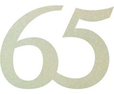 Petras Bastel News Streudeko, Fliz, Creme, 18 x 12 x 3 cm