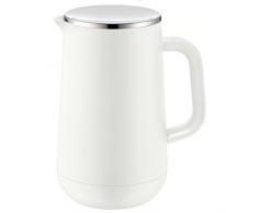 WMF Isolierkanne Thermoskanne Impulse, 1,0 l, für Tee oder Kaffee Drehverschluss hält Getränke hält Getränke 24h kalt und warm, weiß