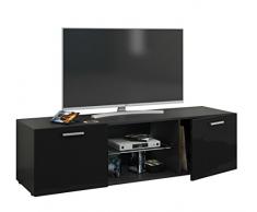 VCM TV Lowboard Fernseh Schrank Möbel Tisch Holz Sideboard Medien Rack Bank Weià 40 x 95 x 36 cm Lowina