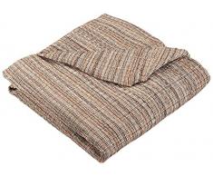 Elastischer Sofabezug Modell Mejico 2 PlÃ¤tze Braun