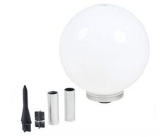 LED LOVER VLT. LL. 0103.008. XX Solar Kugelleuchte, weiß, 20 x 20 x 60 cm