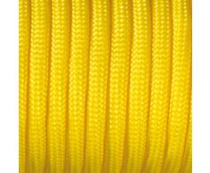 efco Paracord Seil, Polyester Blend, gelb, 2Â mm x 4Â m