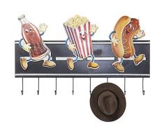 Kare Leisure Time Garderobenleiste, Andere, Bunt, 5 x 110 x 68 cm