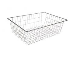 PHOENIX 124227WE Drahtkorb Metall 42.7 x 53 x 18.5 cm, weiÃ