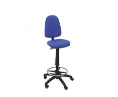 PIQUERAS Y CRESPO t04cp â ergonomischer Hocker, verstellbar in Höhe und Aro FuÃstütze blau