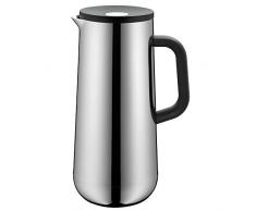 WMF Isolierkanne Thermoskanne Impulse Cromargan Edelstahl, 1,0 l, für Kaffee oder Tee Druckverschluss hält Getränke 24h kalt und warm