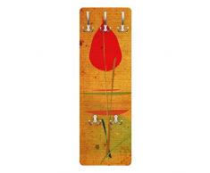 Apalis 78664 Wandgarderobe China Plant | Design Garderobe Garderobenpaneel Kleiderhaken Flurgarderobe Hakenleiste Holz Standgarderobe Hängegarderobe | 139x46cm