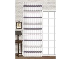 Startex Dekoschal, Polyester, Weiß/Lila, 140 x 245 cm