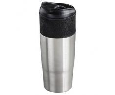 Xavax Isolierbecher „Everyday“, 400ml (für Heiß- und Kaltgetränke, doppelwandig, Schraubverschluss) Coffee-to-go Trinkbecher blau
