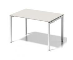 Bisley Cito Schreibtisch, 650-850 mm HÃ¶heneinstellbares U H 19 x B 1200 x T 800 mm, Dekor GrauweiÃ, Gestell VerkehrsweiÃ, Metall, Gw396 Dekor GrauweiÃ, Gestell VerkehrsweiÃ, 80 x 120 x 85 cm