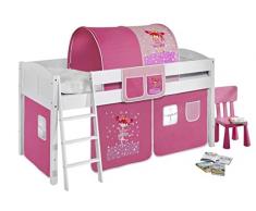 Lilokids IDA4106KW-ZAUBERFEE Kinderbett, Holz, zauberfee, 208 x 98 x 113 cm