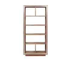 The Wood Times Regal Sheva, FSC100%, Sheesham Holz, Braun, 88 x 45 x 178 cm
