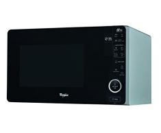 Whirlpool MWF 421 SL Mikrowelle für die Arbeitsplatte (25 l, 800 W, Knöpfe, schwarz, silber)