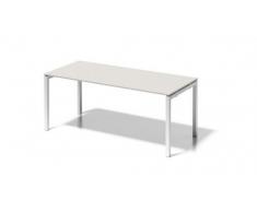 Bisley Cito Schreibtisch, 740 mm HÃ¶henfixes U H 19 x B 1800 x T 800 mm, Dekor GrauweiÃ, Gestell VerkehrsweiÃ, Metall, Gw396 Dekor GrauweiÃ, Gestell VerkehrsweiÃ, 80 x 180 x 85 cm