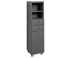 Held Möbel 080.1.2155 Midischrank 30, Holzwerkstoff, anthrazit, 35 x 30 x 122 cm