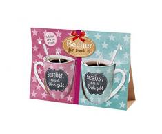 Für Dich 1010768910 Becher, Plastik, Mehrfarbig, 5 x 2 cm