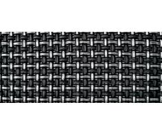 Tenax 1 A140305 TexStyle VIP Zaun Glasdekor Sichtschutz anthrazit/silber PVC 500 VA X 0,1 x 100,0 cm