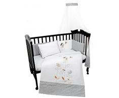Belily World Baby Bettset, Bettwäsche Set, Vogelhaus Zimmer, 5 Teilig