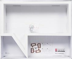 Duraline Cloud Lacquered Dekoratives Wandregal, MDF, WeiÃ, 41 x 12 x 33 cm