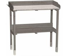 Siena Garden Pflanztisch, Aufhänger, verzinkte Arbeitsplatte, grau, 76x37x81cm, H01495