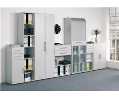 Gera MÃ¶bel Schranksystem Flex FlÃ¼geltÃ¼renschrank, DrehtÃ¼renschrank, Holzdekor, WeiÃ, 80 x 40 x 110.4 cm