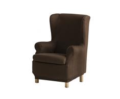 Eysa Ulises elastisch Sofa überwurf ohrensessel, Polyester-Baumwolle, 07-braun, 37 x 5 x 29 cm