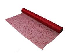 Tischläufer 50 cm Breit Hochzeit Taufe Konfirmation Kommunion Tischband 5 m (1,8€/m) (rot)