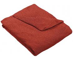 Martina Home Schutzhülle aus elastischem Sofa 2 Sitzer, Stoff, 30 x 40 x 6 cm 30x40x6 cm Rostrot (TEJA)